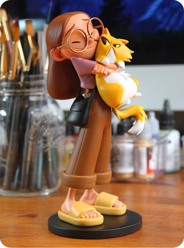 Finished hand-painted custom figure